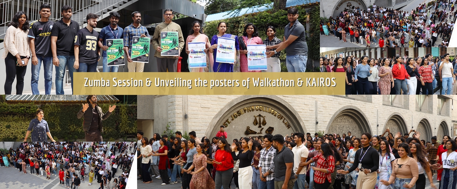 Zumba Session & Unveiling the posters of Walkathon & KAIROS